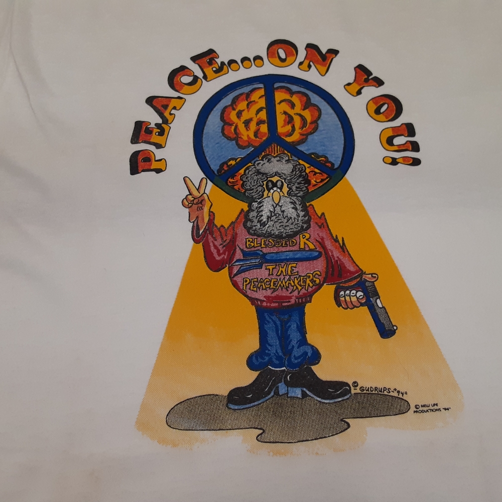Peace Graphic Tee with Colorful Design